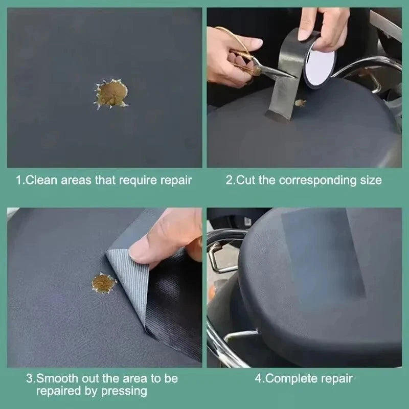 Black Cloth-based Adhesive Tape Is Used For Cushion Repair Leather Seat Sofa Leak Repair Leather Wear-resistant Repair Tape Qme