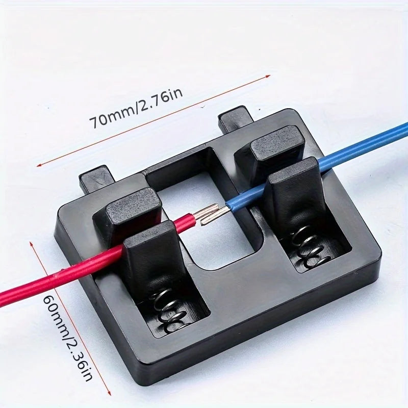 1Pc professional wire welding fixture with spring clip design - adjustable mini welding station for quick tightening and release Qme