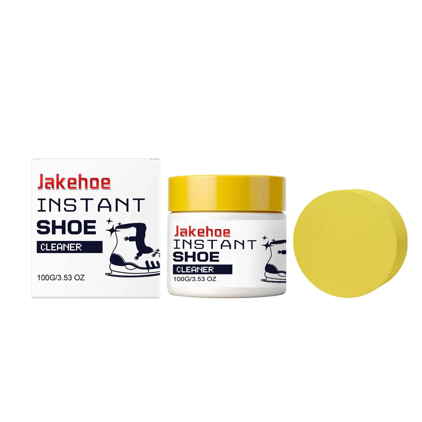 Instant Shoe Cleaning Cream Removing Stains Restore Luster Form a Protective Layer Prevent Yellowing All‑purpose Sneaker Cleaner Qme 100G Boxed