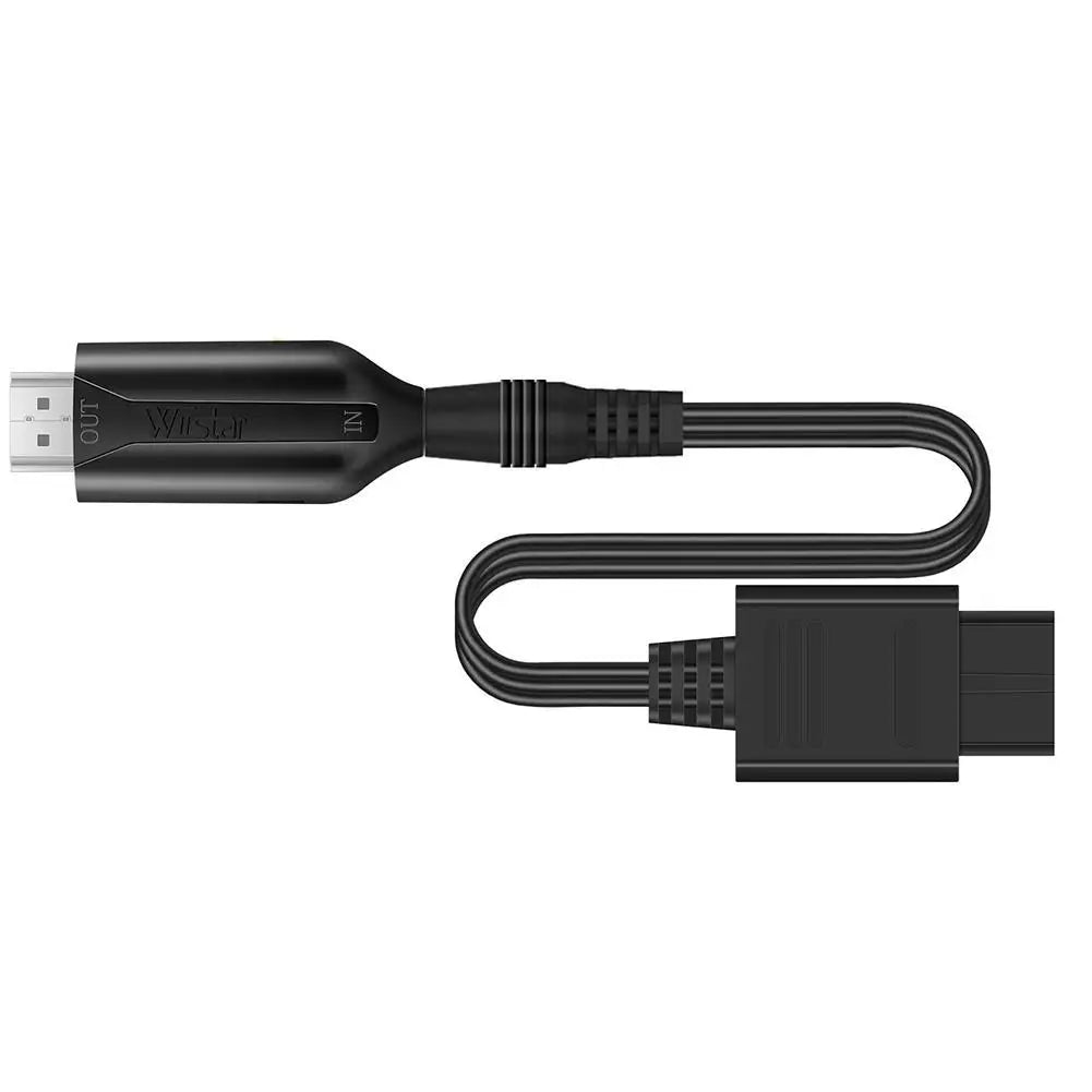HD N64 To HDMI Converter Game Adapter HD Link Cable For N64/GameCube/SNES Plug and Play 1080P 64 To HDMI Converter Qme