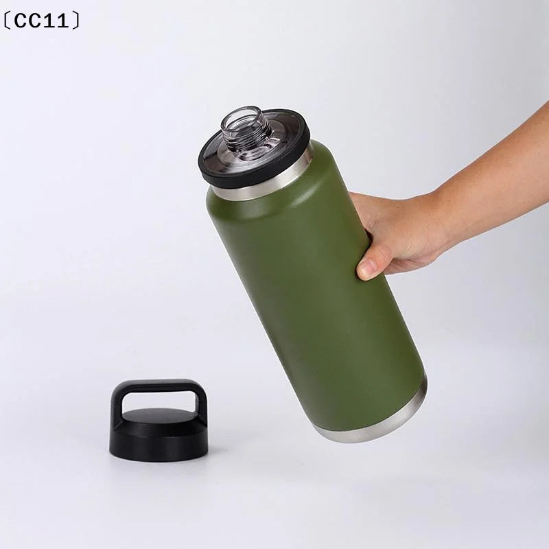 Durable Plastic Sport Cup Replacement Screw Cap Double Layer Qme