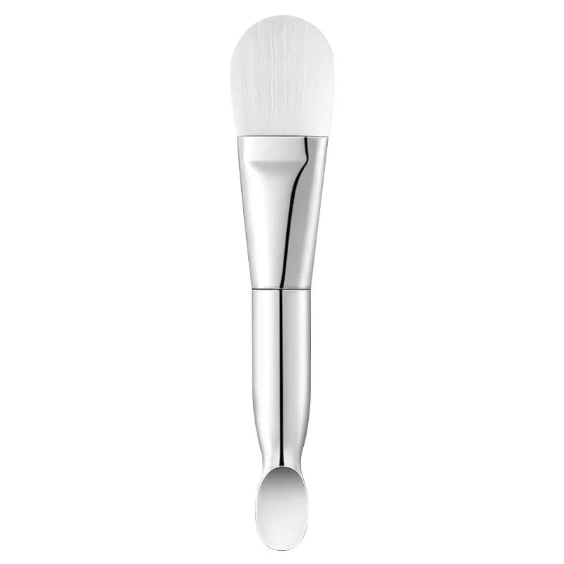1PC Professional Double Ending Soft Bristle Silicone Wear-resistant Facial Flexible Mask Brush Skin Care Cleaning Beauty Tools Qme 1