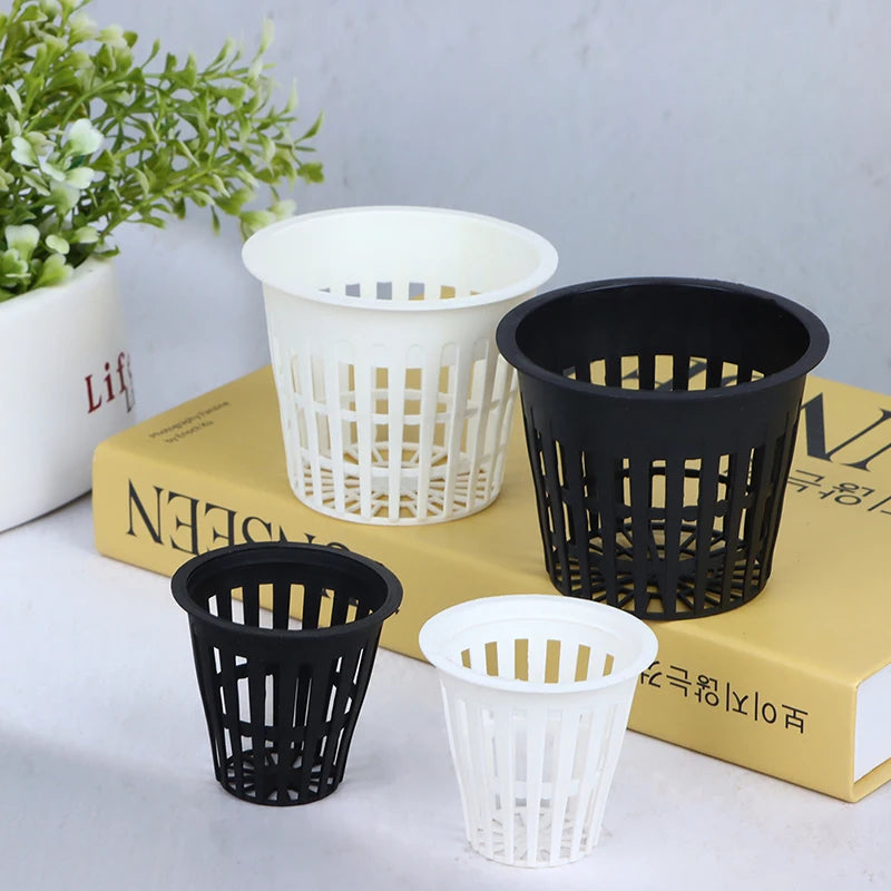 Soilless Net Basket Slotted Colonization Container Grow Orchids Qme