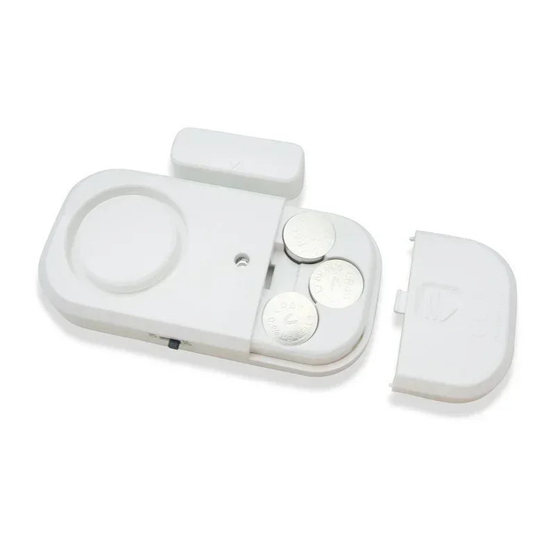 125dB Wireless Electronic Vibration Detector Cabinet Door Window Vibration Sensor Alert Security Alarm Detector Qme
