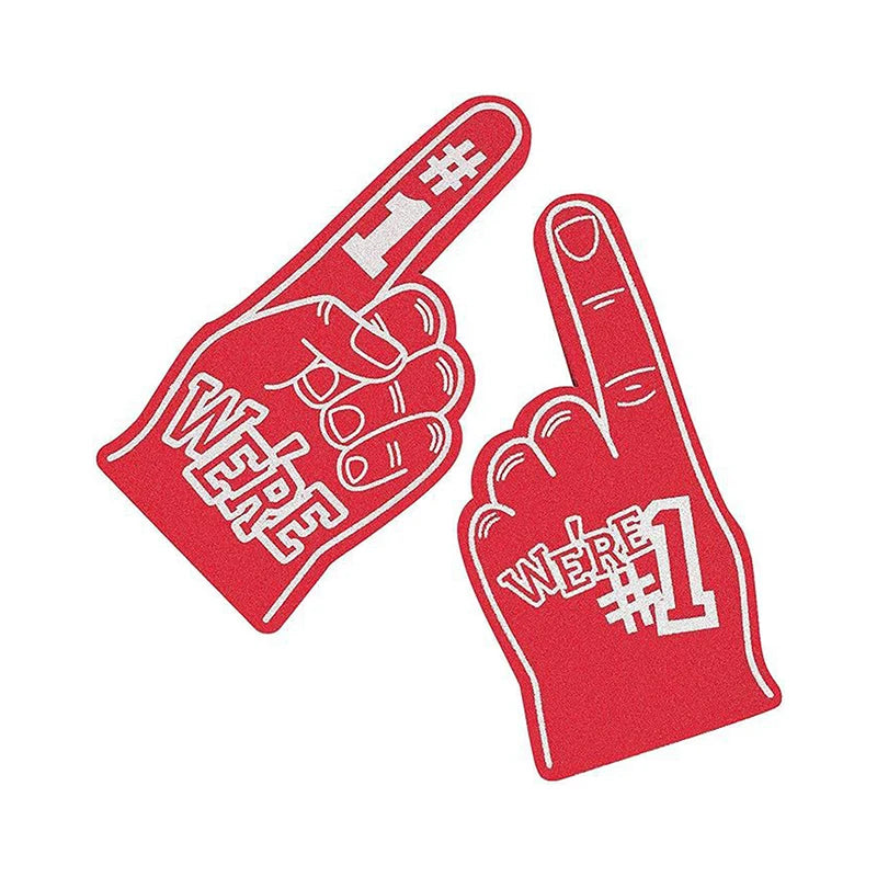 Universal Large Foams Fingers Cheerleading Props Hand Sports Event Qme