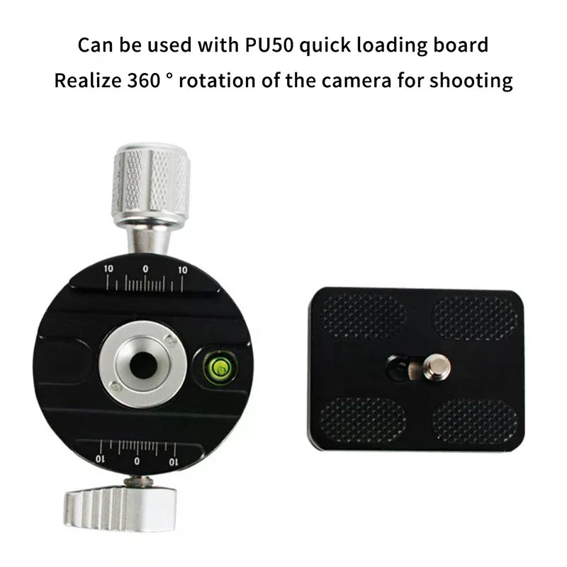 360 Rotate Panoramic Shooting Clamp Arca Swiss Camera Tripod Quick Qme