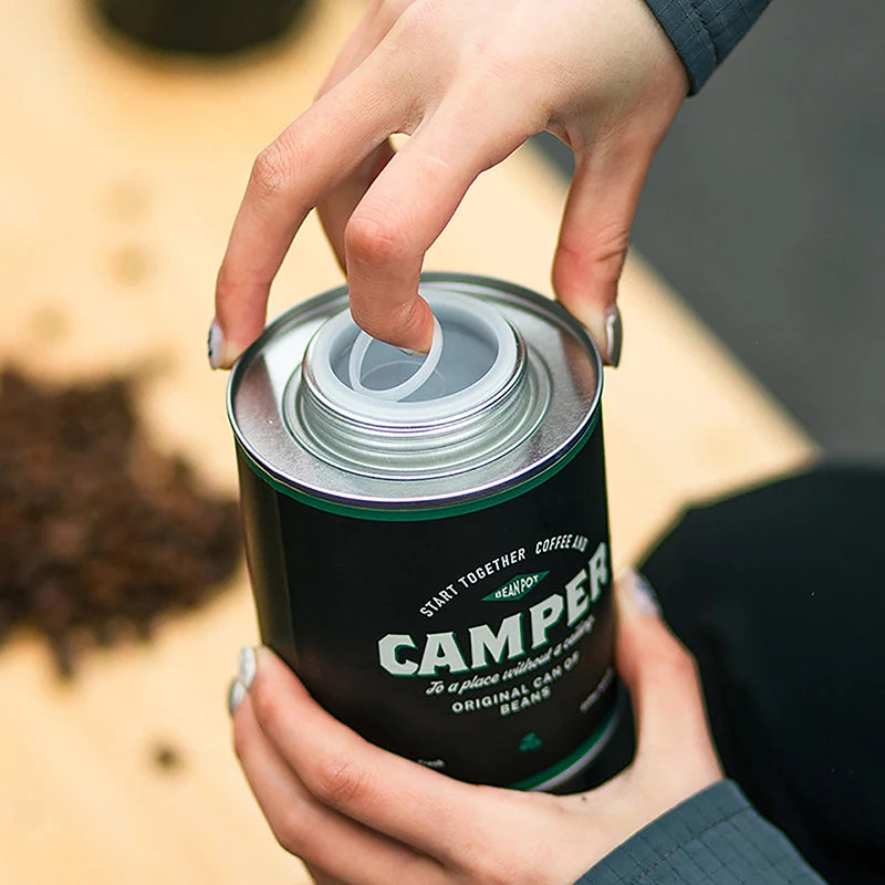 Packaging Storage Jar Fresh Breathing Tin Can Coffee Bean Sealed Qme