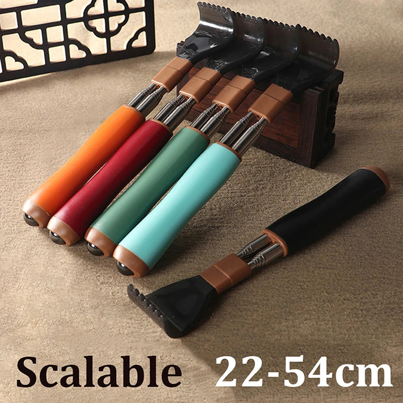 Stainless Steel Retractable Scratcher Portable Telescopic Back Qme