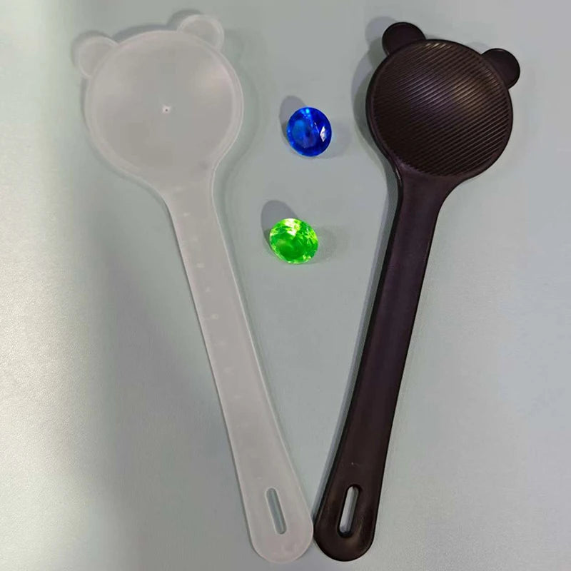 Eye Occluder Professional Black Bear Shape Handheld Optometry Tool Qme