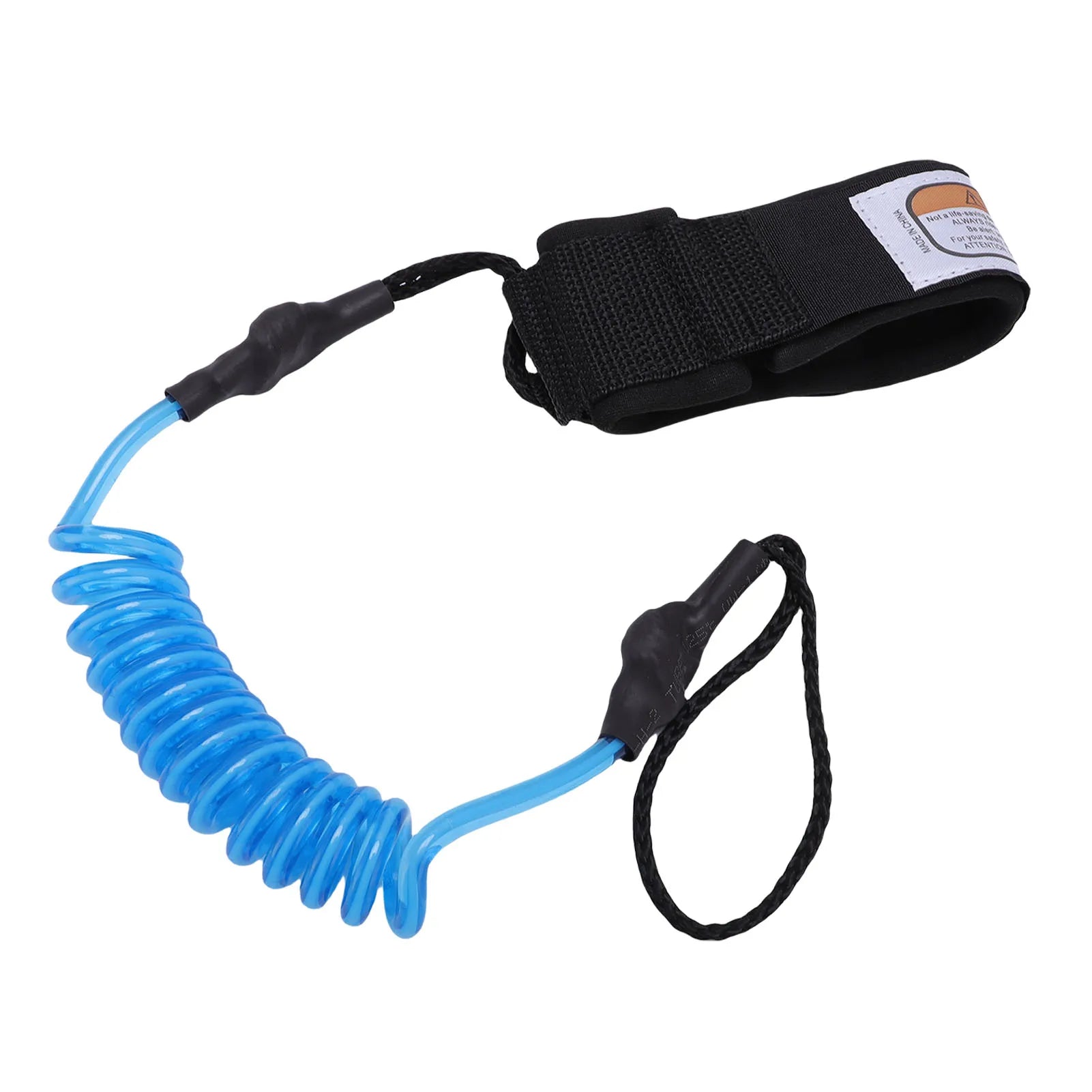 Longboard Leash Surfboard Leash Surfboard Leash 4ft 5.5mm TPU Nylon 2 Headed Surfing Strap for Shortboards Longboards Skimboards Qme Blue