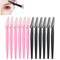 Mix Eyebrow Razor Women Face Body Safe Trimmer Hair Shaver Eye Brow Qme 12pcs pink n black