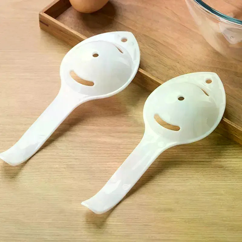 Extended Handle Egg White Separator, Egg Yolk Separator, Egg White Filter, Kitchen Cooking Egg Separator Egg Strainer Qme
