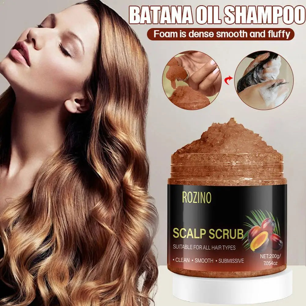 Scalp Scrub Deep Cleansing Hair Scrub For All Hair Types,Exfoliating Scalp Exfoliator For Oily Scalp Smooth & Soften Qme