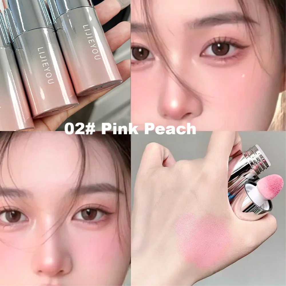 Vitality Liquid Blush Lip Tint Moisturizing Water Glow Long-lasting Qme Pink peach