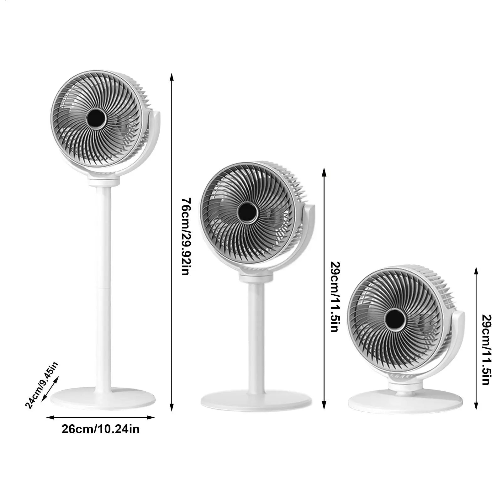 Stand Up Fan Rechargeable Powerful Quiet Portable 5-Speed Floor Fans That Blow Cold Air For Home Office Dorm Apartment Indoor Qme
