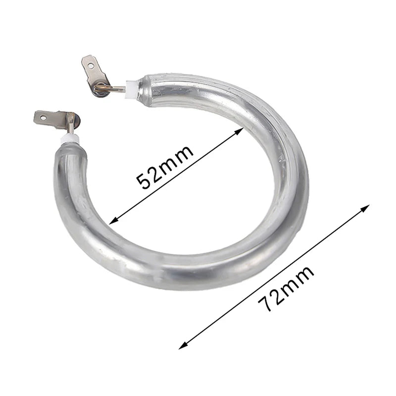 Coffee Maker Heating Tube Element Heat Pipe Coffee Machine Heater Hot Water Rod Pump Espresso Machines Maker Accessory Qme silver