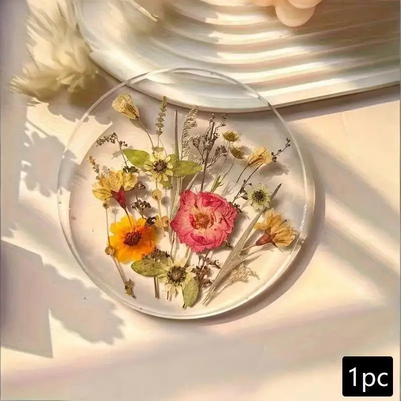 1 Floral Coasters Wedding Birthday Table Decor Mother's Day Gifts 2D Qme D 0
