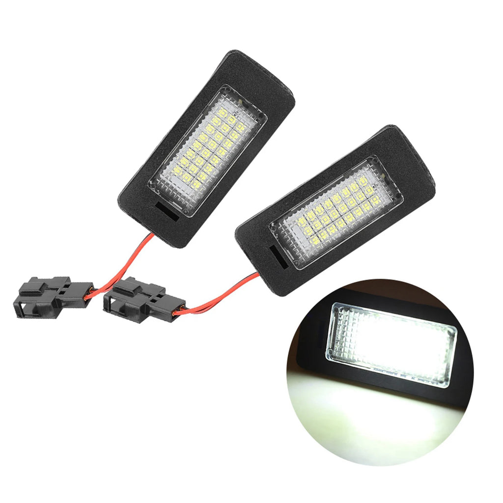 8T0943021 LED License Plate Light LED License Plate Light Signal Lamp Fits for 8T0943021 Replacement LED Signal Lamp Qme