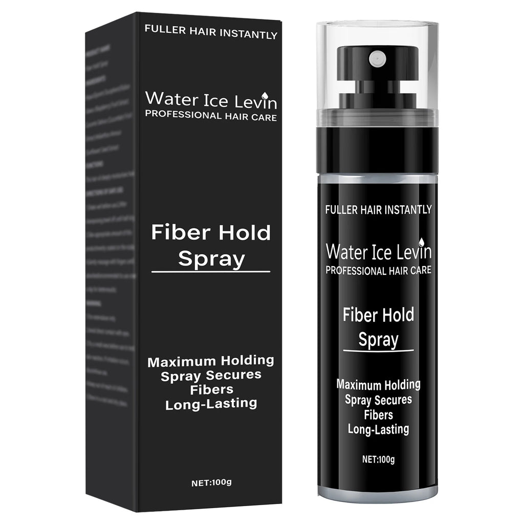 Fiber Spray, 100 ml - Easy to Use, Long-Lasting Volume and Texture, Suitable for All Hair Types, with a Natural and Full Appearance Qme 100ml Bottle