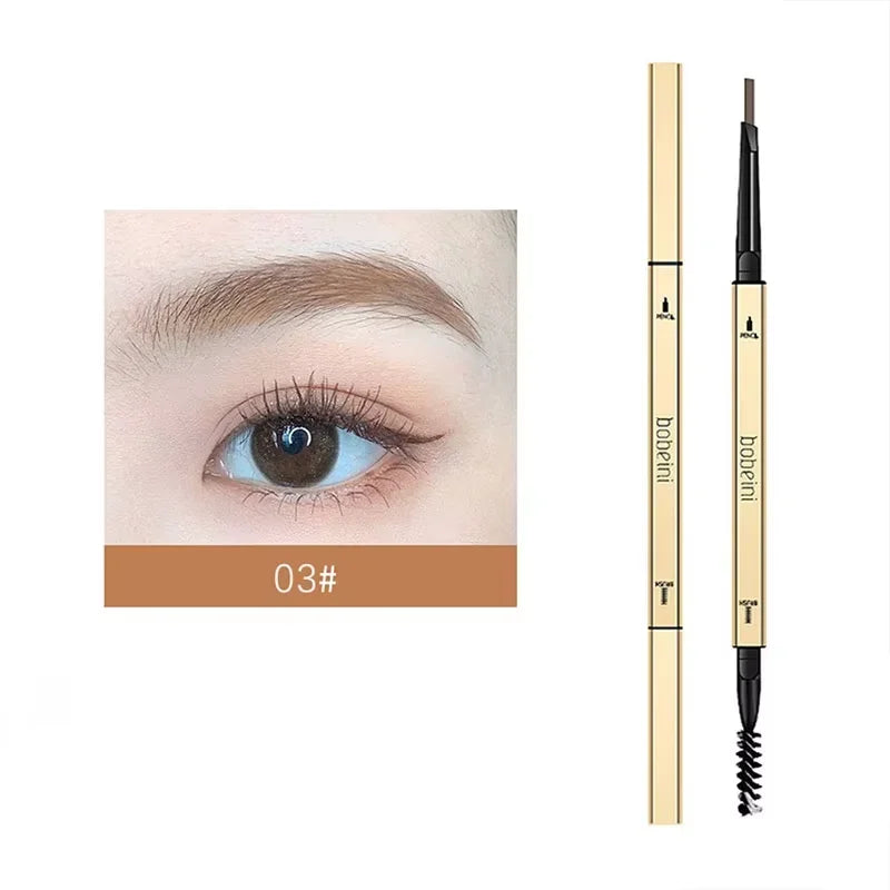 Waterproof Eyebrow Pencil, Eyebrow Pencil For Beginner, Extremely Fine Double-headed Eyebrow Pencil, Durable And Long Lasting Qme 03