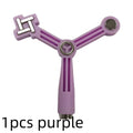 4 IN 1 Triangle Cat Eye Magnet Stick Strong Magnetic Nail Art Tool for Gel Polish Beginner Friendly Nail Design Qme 1pcs purple