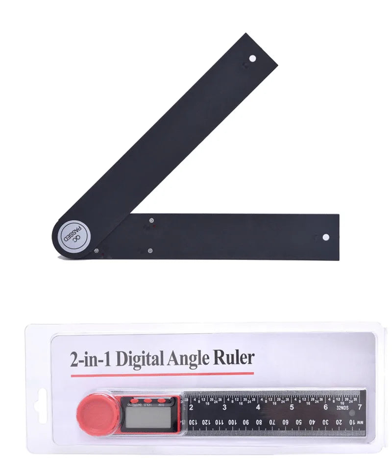 8'' Digital Angle Finder Ruler Protractor Inclinometer Electron Qme