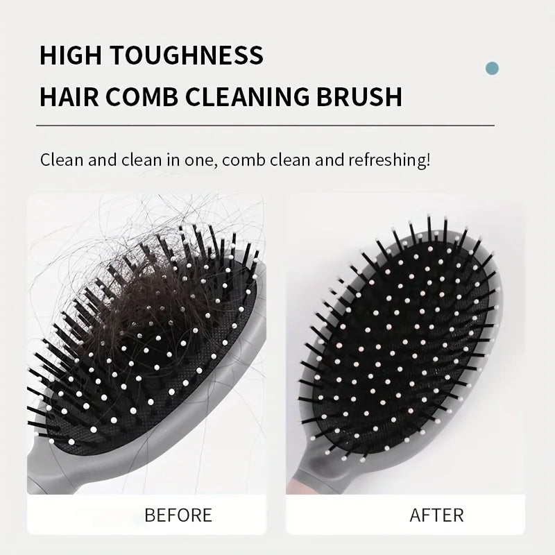 Can provide hair cleaning tools - Reusable hair brushes and air cushion cleaners, suitable for curly/half-wavy hair Qme
