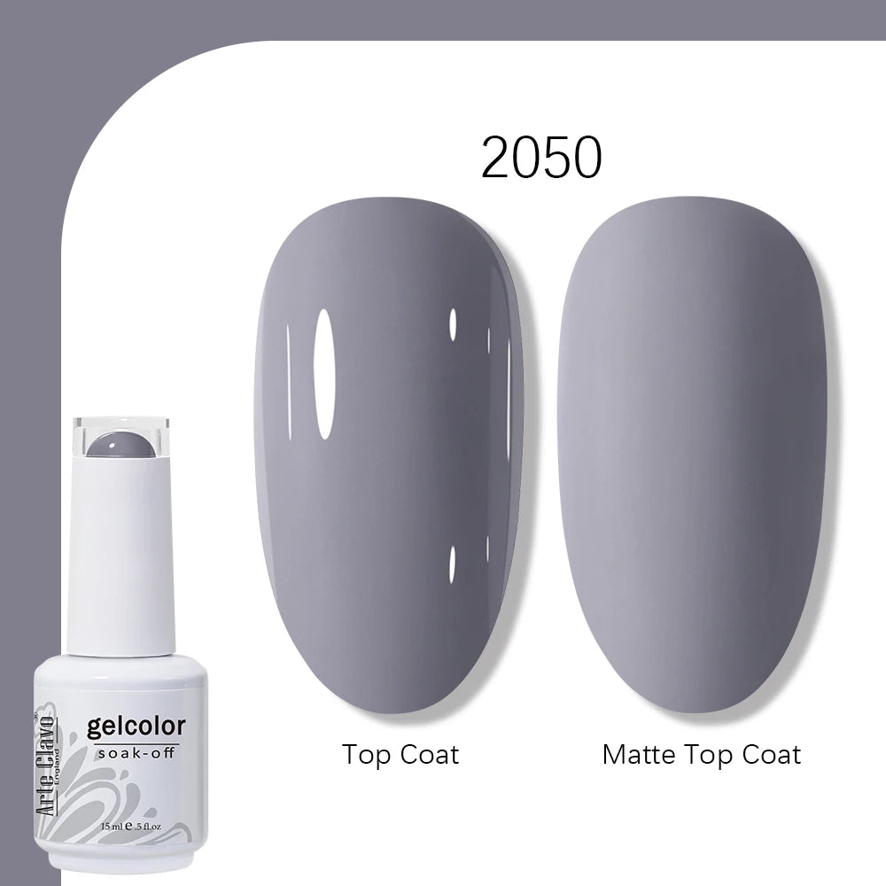 Arte Clavo 131 Colors Gel Polish Nail Varnish Paint Semi Permanent