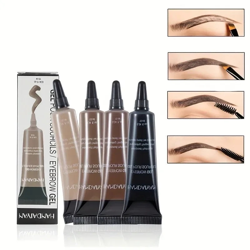 6- Eyebrow Gel Waterproof Smudge Proof Styling Liquid Rendering Dye Qme