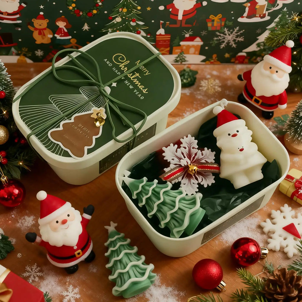 Scented Candles Home Wax Aromatherapy Christmas Tree Mother Family Qme