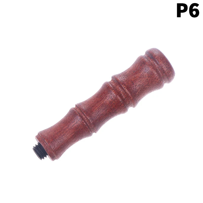 Wood Handle Wax Seal Stamp Accessories Portable Mini Diy Tool Retro Qme 06