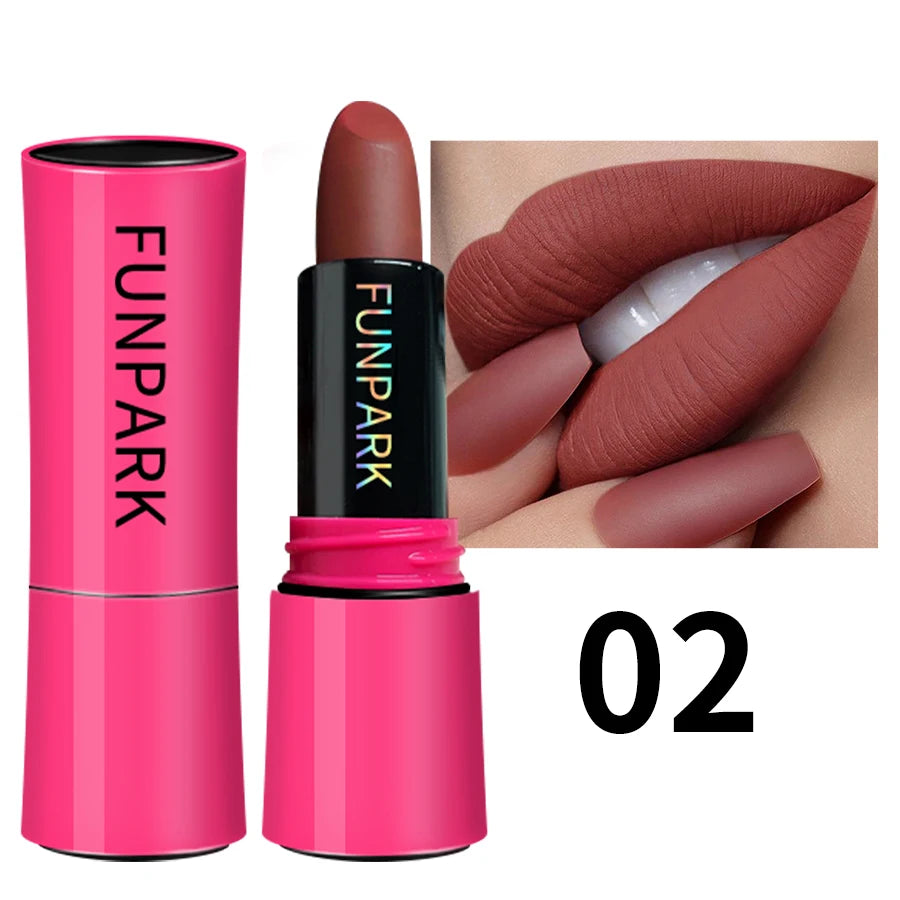 25 Colors Lipstick Non Stick Cup Matte Lip Gloss Waterproof Long Sexy Qme 02