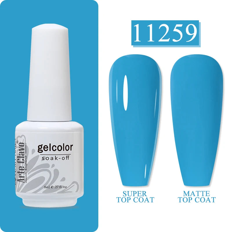 Arte Clavo Art Nails Varnish Base Coat Gel Nail Polish UV LED Lamp Qme 11259