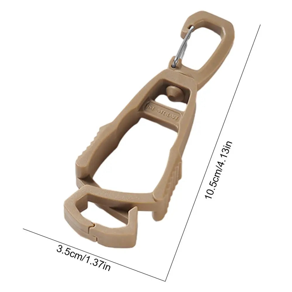 Glove Clips Glove Holder for Work Prevent Loss Free Hands Gloves Keeper Powerful Bite Glove Grabbers Clips Qme Khaki
