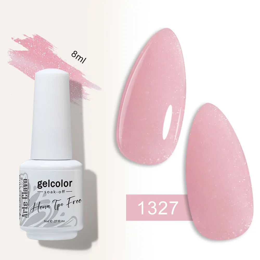 Arte Clavo Semi-permanent Gel Nail Varnish 180 Colors Semipermanent