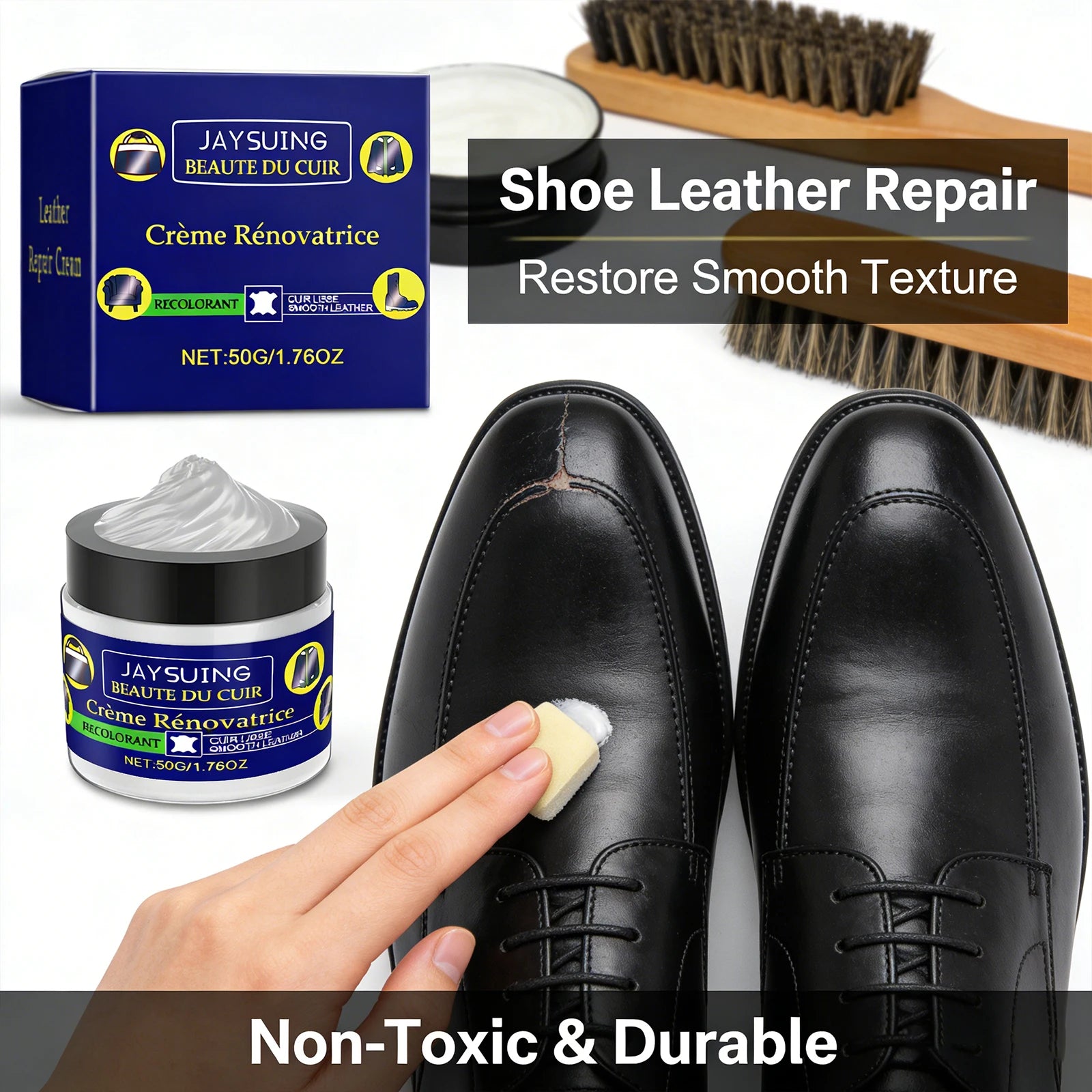 Leather Repair Cream Easily Repair Leather Scratches Restoring Leather's Smooth Surface Extend Service Life Leather Repair Salve Qme