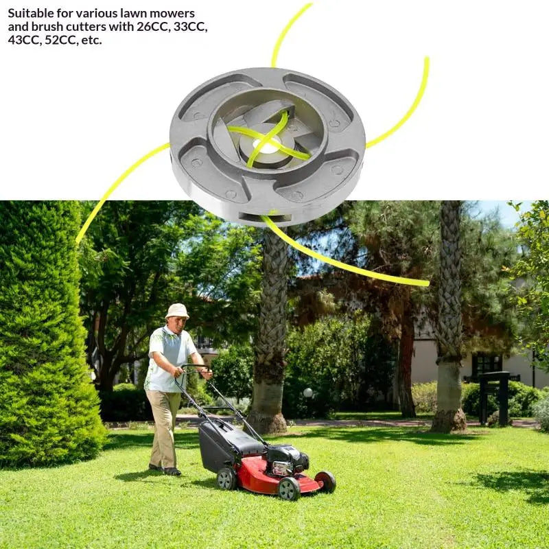 4 Nylon Lines Brush Cutter Strimmer Replacement Universal Mower Qme