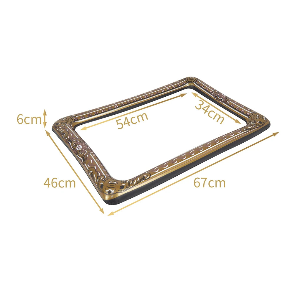PVC Inflatable Selfie Frame Beautiful Photo Booth Props Photo Props for Wedding Birthday Party Supplies Qme