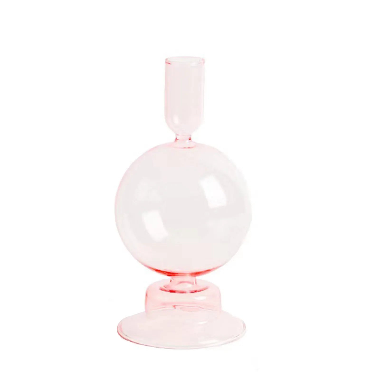 Glass Vase for Centerpiece Modern Elegant Flower Vase Candle Holder for Wedding Home Decor Housewarming Gift Glass Vase Decor Qme B