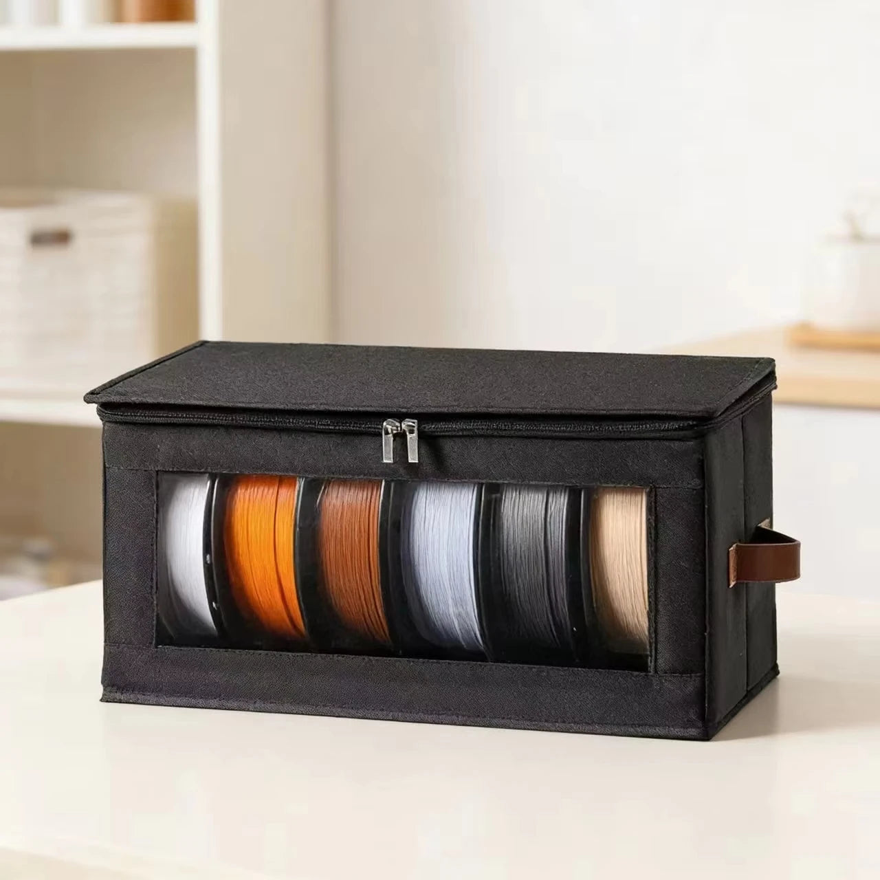 Filament Storage Bag - 3D Printer Filament Storage Containers, 3D Printing Accessories Holder Rack for Home, Office Workshop Qme