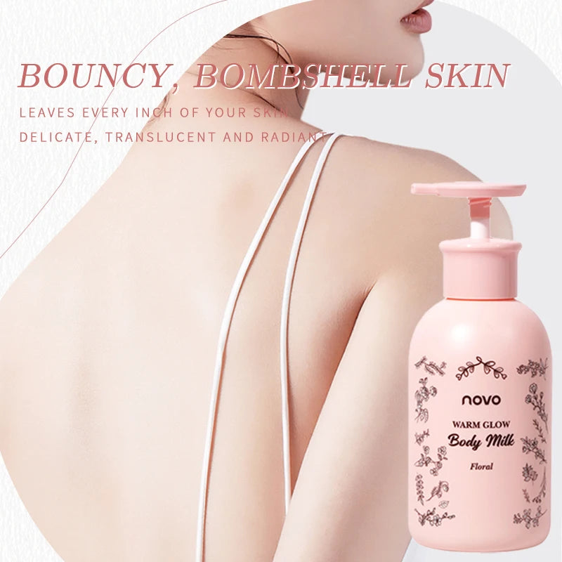 Rose Scented Body Lotion Face Moisturizer Cream Hyaluronic Acid Qme