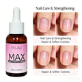 MELAO Max Nail Strengthener Serum, Nail Hardener for Weak Thin Cracked Nails, Repair Split Peeling Nails & Boost Nail Qme MELAO-303 30ml