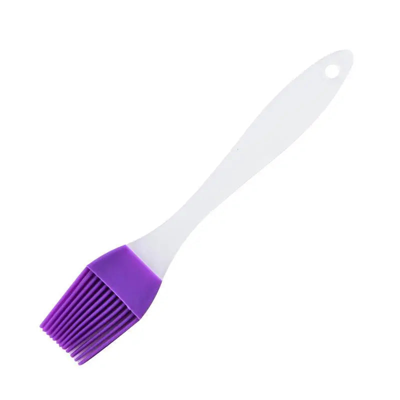 Silicone Oil Brush Barbecue Household Kitchen Baking Pancake Tool Qme Purple