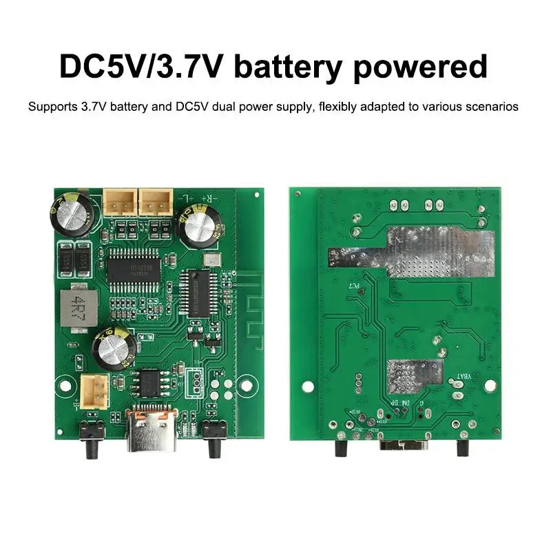 2 10W Dual Channel DC 5V 3 7V TWS Bluetooth Amplifier Board Easy Qme