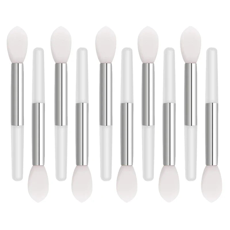 3/10PC Portable Silicone Lip Brush With Cover Soft Multifunctional Lip Balm Applicator Lipstick Lipgloss Makeup BrushesWholesale Qme 10pcs-3