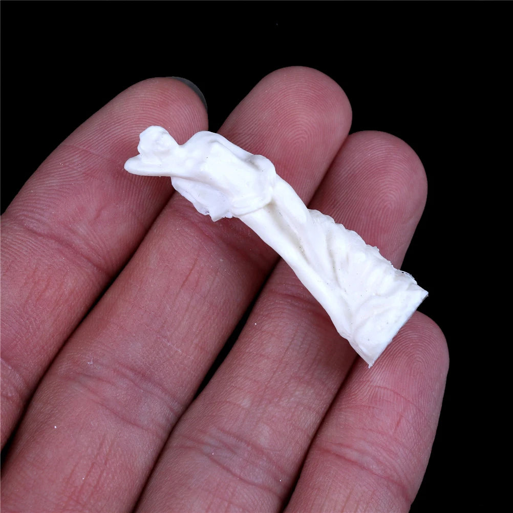 ^Miniature Dollhouse Accessories Scene Model Resin Goddess Statue Toy Girl Gift Qme