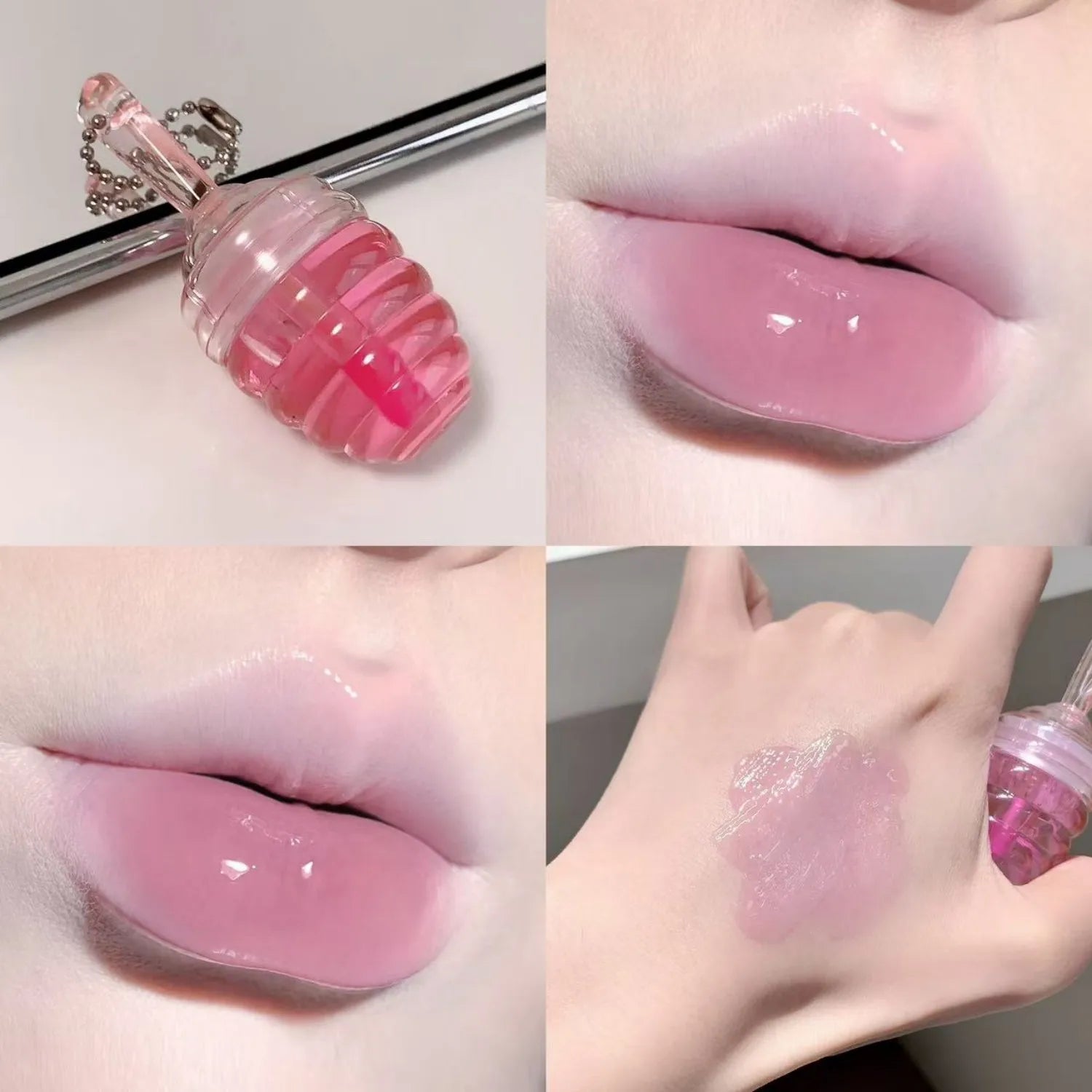 SHAQINUO Moisturizing Lip Balm Oil Gloss Care Benetitnt Lips Plumping Qme N1016-2