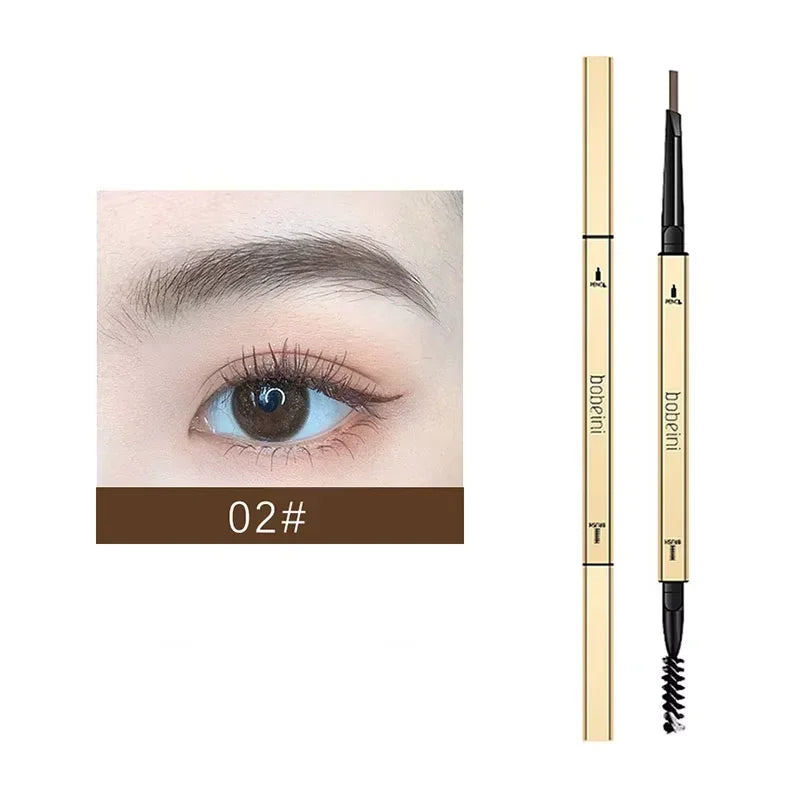 Waterproof Eyebrow Pencil, Eyebrow Pencil For Beginner, Extremely Fine Double-headed Eyebrow Pencil, Durable And Long Lasting Qme 02