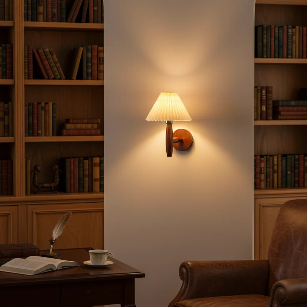 Wall Light Paper Umbrella Creative LED Wall Lamp Bedside Sconces Fixtures for Home Decorations Japan Style Bedroom Livingroom Qme