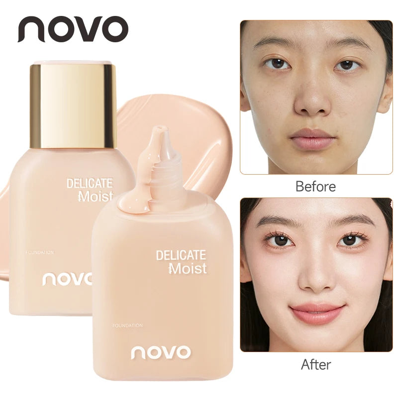Smooth Liquid Foundation, Moisturizing BB Cream, Long-Lasting Oil-Control CC Cream, Waterproof And Sweat-Proof,Even skin tone Qme
